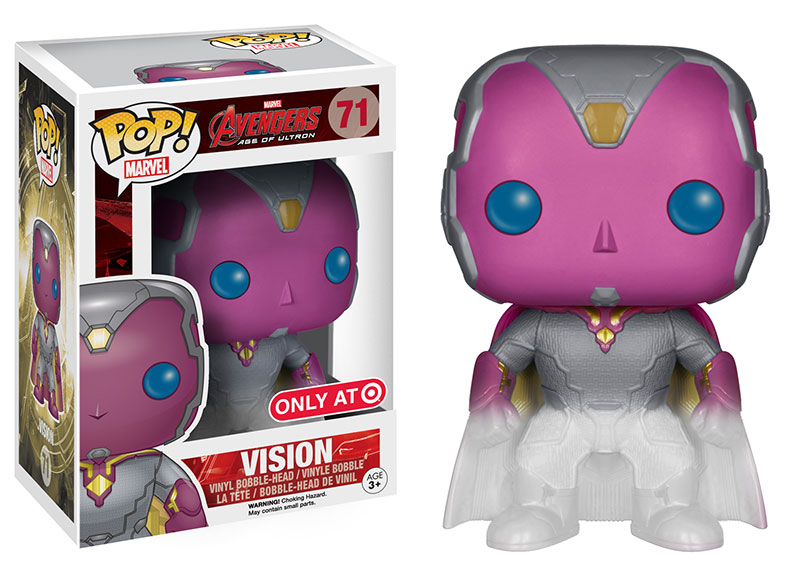 Target Exclusive Avengers: Age of Ultron Faded Vision Pop! Figure