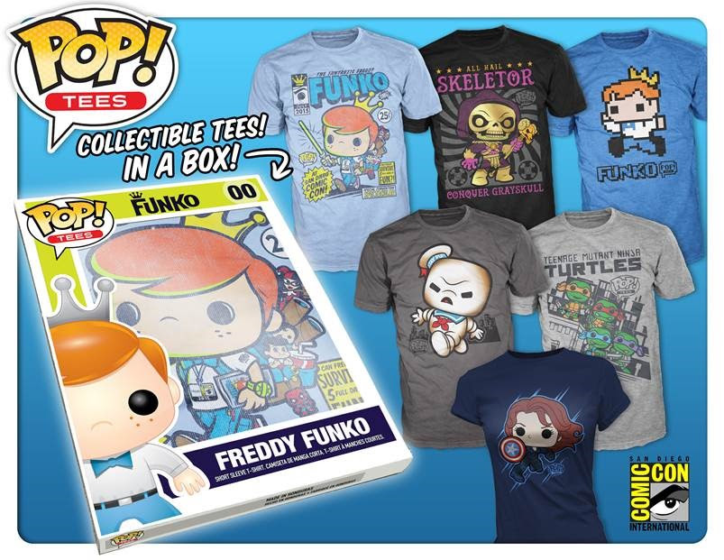 Funko's debut of Pop! Tees! at SDCC!
