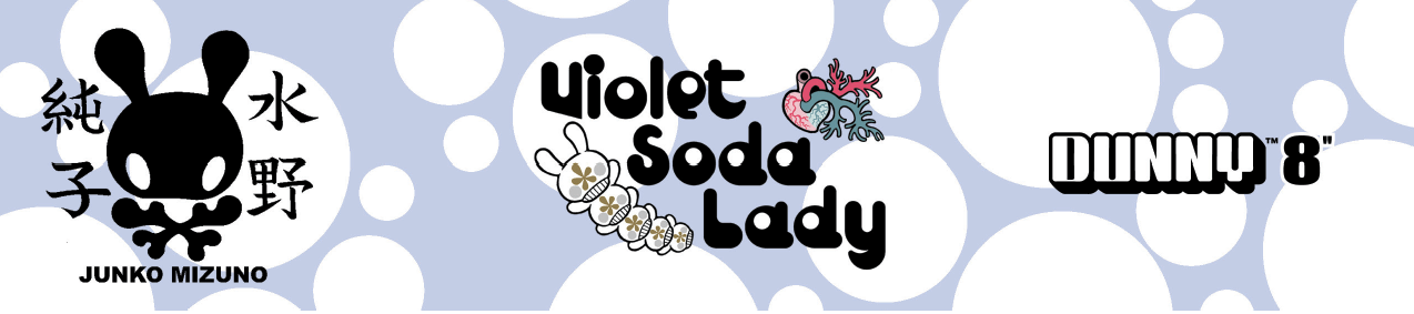 KIDROBOT AND JUNKO MIZUNO'S VIOLET SODA LADY AND SDCC EXCLUSIVE REVEALED