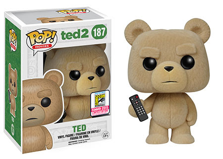 Pop! Movies- Ted 2 – Flocked Ted Funko SDCC