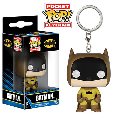 Funko Batman Pocket Pop Keychain in Brown
