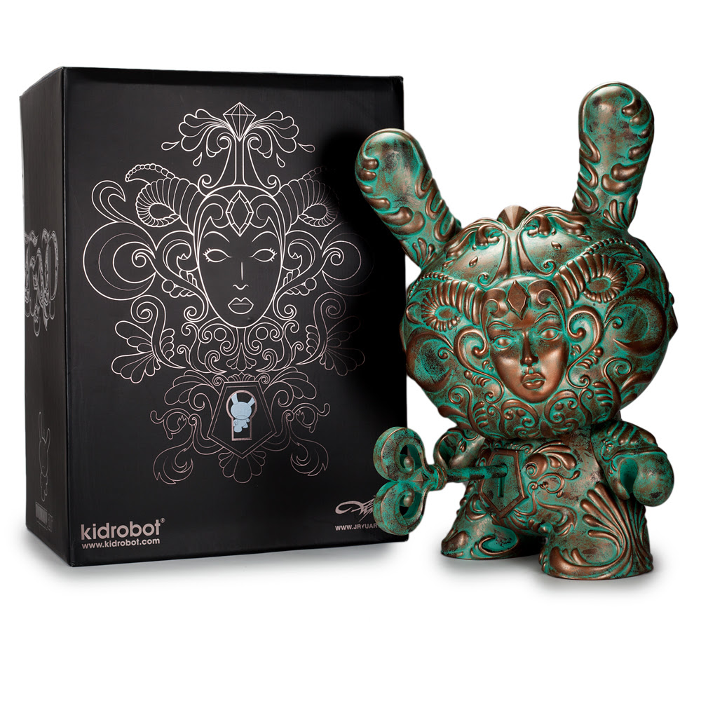 Kidrobot Exclusive Patina "It's a F.A.D." Dunny by J*RYU 