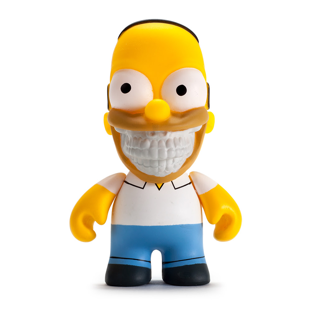 Ron English Bart and Homer Grin 3 inch Mini Figures 