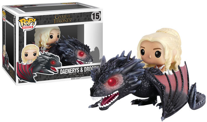 Daenerys Targaryen and Drogan Game of Thrones Pop